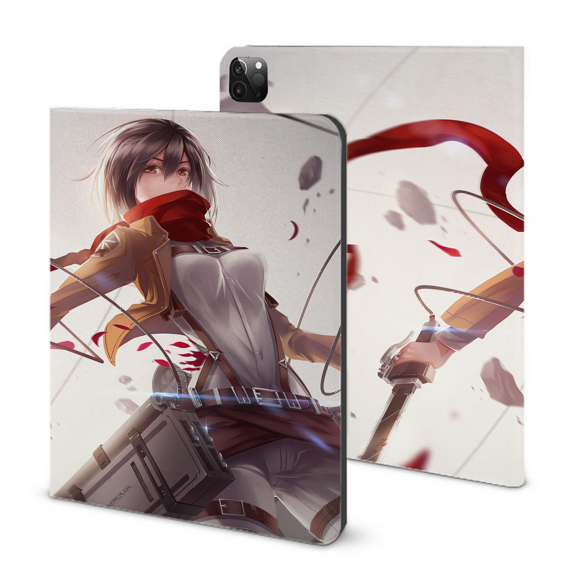 （画像用） 進撃の巨人 Attack on Titan IPadケース ペンホルダー付き ブックスタイルデザイン